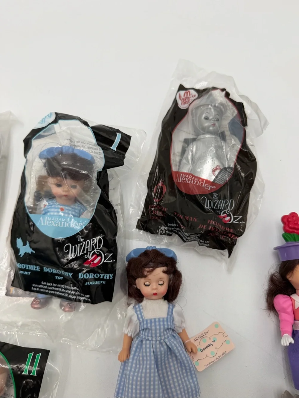 Madame Alexander McDonalds Wizard Of Oz Happy Meal Dolls Lot Of 11 Sealed